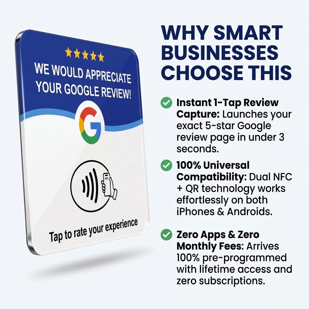 RevTap™ NFC Google Review Card
