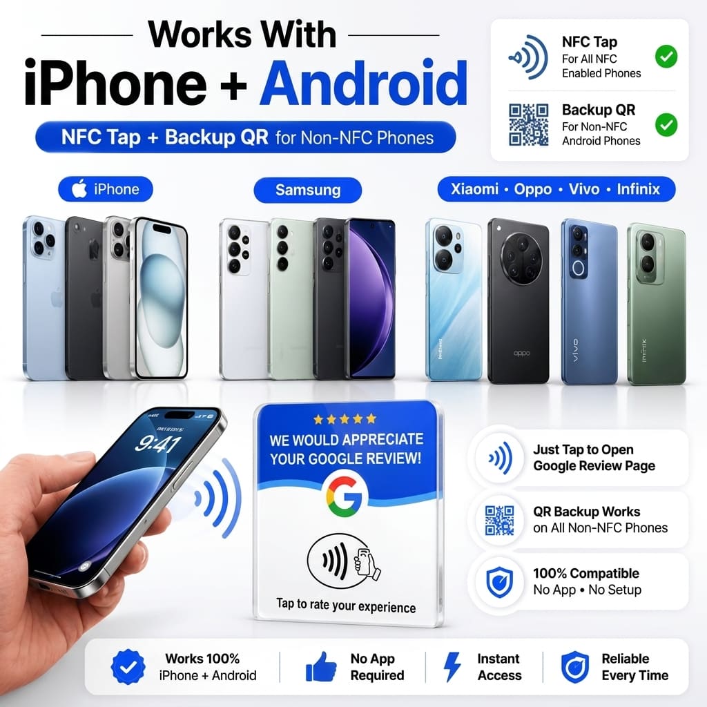 RevTap™ NFC Google Review Card