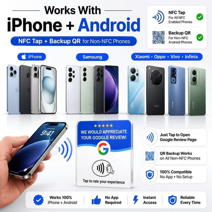 RevTap™ NFC Google Review Card