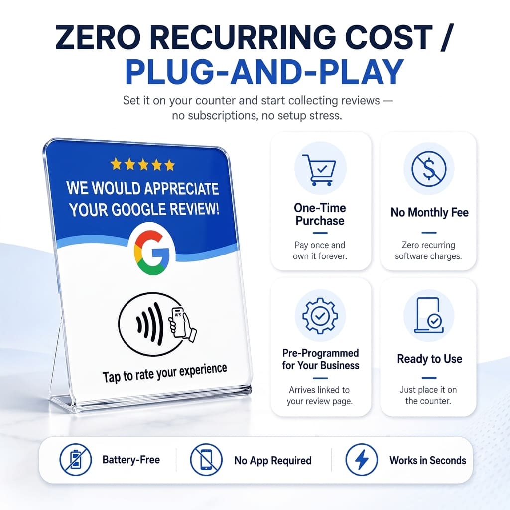 RevTap™ NFC Google Review Card