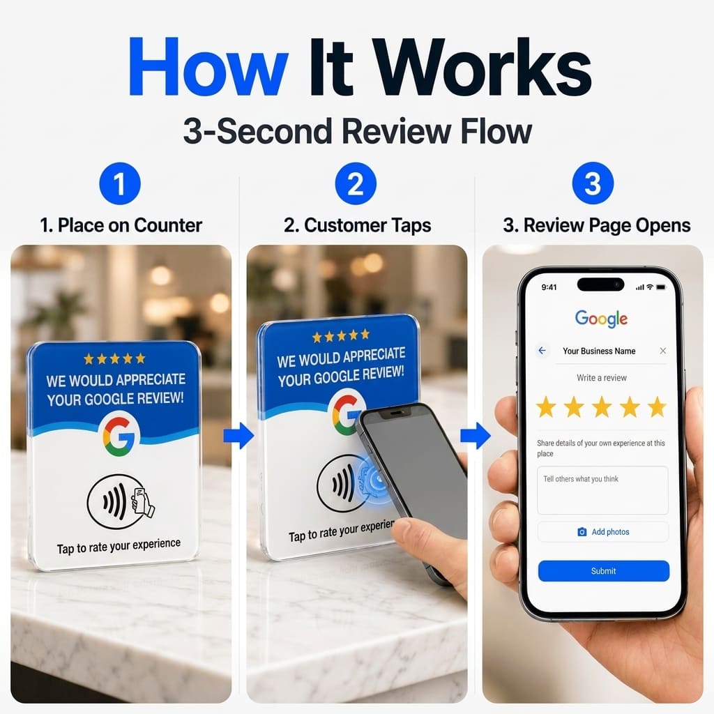 RevTap™ NFC Google Review Card